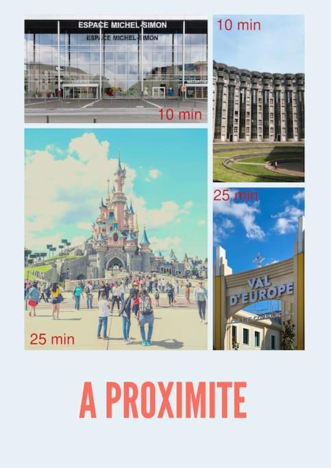 Appartement Proche De Disneyland & Paris Нуазі-ле-Гран Екстер'єр фото